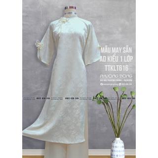 Áo Dài Phom Trẻ Gấm Lụa Phom Suông TTKLT616